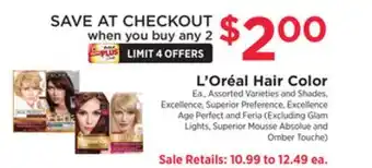 ShopRite Hair Color offer