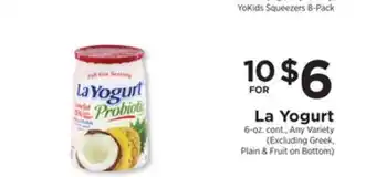 ShopRite La Yogurt offer