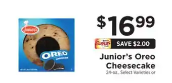 ShopRite Cheesecake offer
