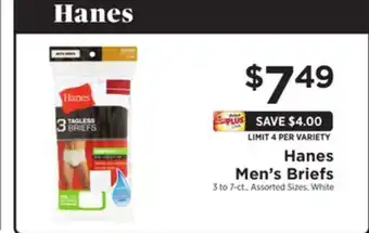 ShopRite Men's Briefs offer