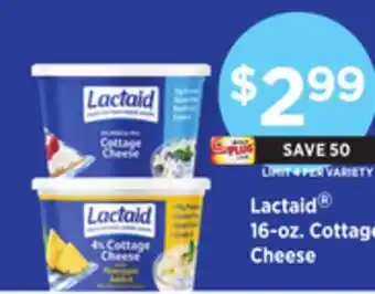 ShopRite Lactaid 16-oz. Cottage Cheese offer