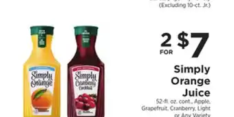 ShopRite Juice offer