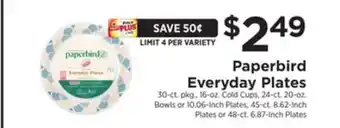 ShopRite Everyday Plates offer