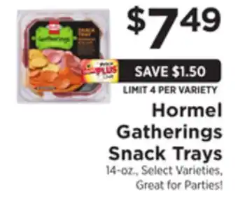 ShopRite Gatherings Snack Trays offer
