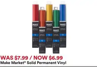 Michaels Make Market Solid permanent Vinyl offer