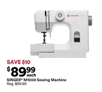 Michaels SINGER M1000 Sewing Machine offer