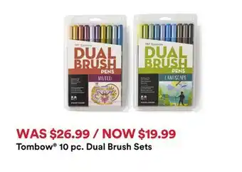 Michaels Tombow 10 pc. Dual Brush Sets offer