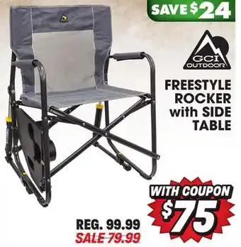 Big 5 GCI Outdoor Freestyle Rocker with Side Table offer