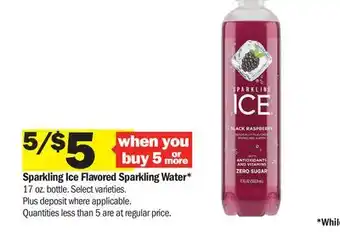 Meijer Sparkling Ice Flavored Sparkling Water offer