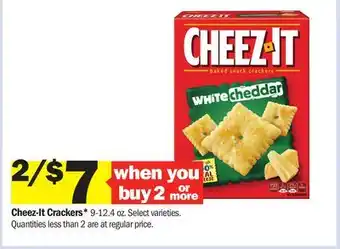 Meijer Cheez-It Crackers offer