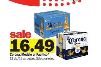 Meijer Corona, Modelo or Pacifico offer