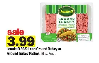 Meijer Jennie-O 93% Lean Ground Turkey or Ground Turkey Patties offer