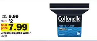 Meijer Cottonelle Flushable Wipes offer