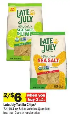 Meijer Late July Tortilla Chips offer