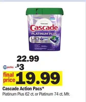 Meijer Cascade Action Pacs offer
