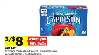 Meijer Capri Sun offer