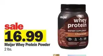 Meijer Meijer Whey Protein Powder offer