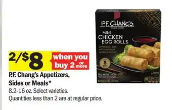 Meijer P.F. Chang's Appetizers, Sides or Meals offer