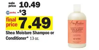 Meijer Shea Moisture Shampoo or Conditioner offer