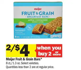 Meijer Meijer Fruit & Grain Bars offer