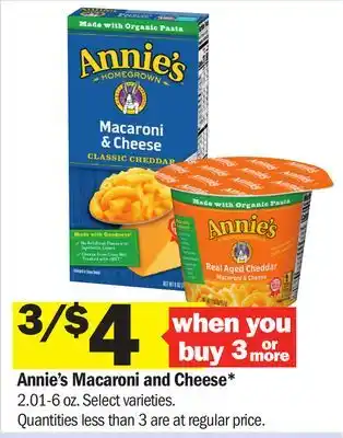 Meijer Annie's Macaroni and Cheese offer