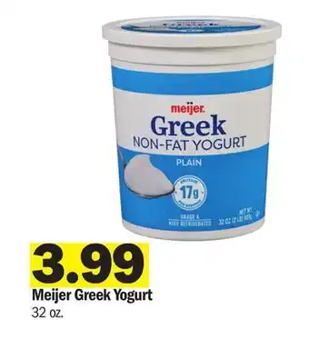 Meijer Meijer Greek Yogurt offer