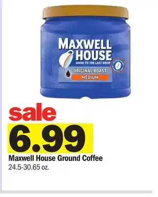 Meijer Maxwell House Ground Coffee offer