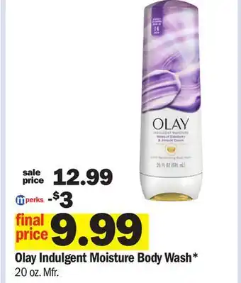 Meijer Olay Indulgent Moisture Body Wash offer