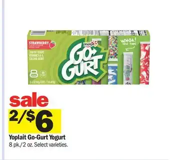 Meijer Yoplait Go-Gurt Yogurt offer