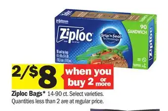 Meijer Ziploc Bags offer