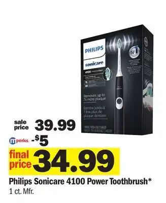 Meijer Philips Sonicare 4100 Power Toothbrush offer