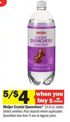 Meijer Meijer Crystal Quenchers offer