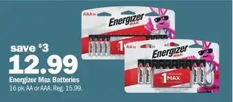 Meijer Energizer Max Batteries offer