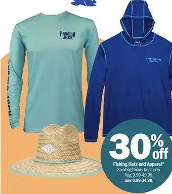 Fishing Hats and Apparel