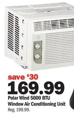 Meijer Polar Wind 5000 BTU Window Air Conditioning Unit offer
