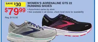 Dunham's Sports WOMEN'S ADRENALINE GTS 22 RUNNING SHOES offer