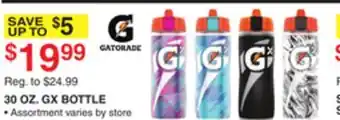 Dunham's Sports GATORADE 30 OZ. GX BOTTLE offer