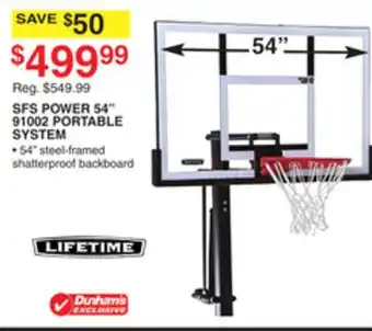 Dunham's Sports SFS POWER 54 91002 PORTABLE SYSTEM offer