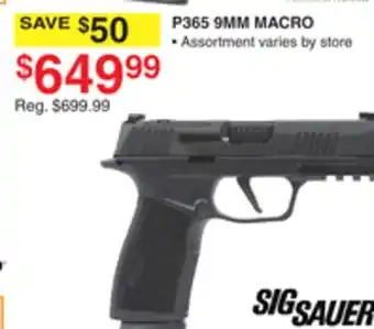 Dunham's Sports SIG SAUER P365 9MM MACRO offer