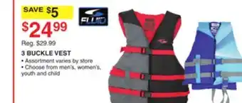 Dunham's Sports FLUID 3 BUCKLE VEST offer