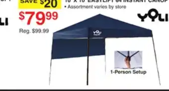 Dunham's Sports 10' X 10' EASYLIFT 64 INSTANT CANOPY offer