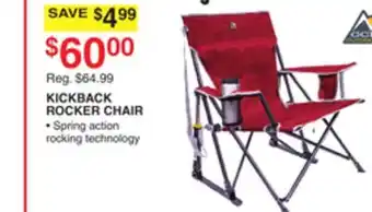 Dunham's Sports KICKBACK ROCKER CHAIR offer