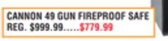 Dunham's Sports SPORTS AFIELD CANNON 49 GUN FIREPROOF SAFE offer