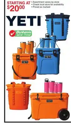 Dunham's Sports YETI offer