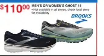 Dunham's Sports BROOKS MEN'S OR WOMEN'S GHOST offer