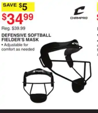 Dunham's Sports DEFENSIVE SOFTBALL FIELDER'S MASK offer