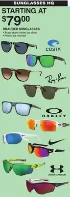 Dunham's Sports BRANDED SUNGLASSES offer