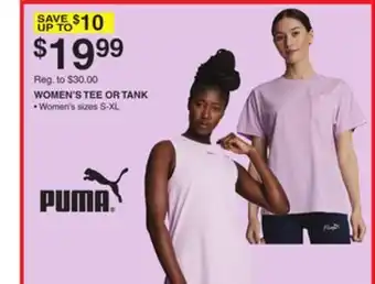 Dunham's Sports PUMA WOMEN'S TEE OR TANK offer