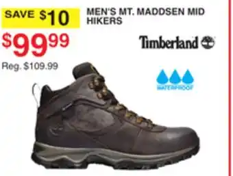 Dunham's Sports TIMBERLAND MEN'S MT. MADDSEN MID HIKERS offer