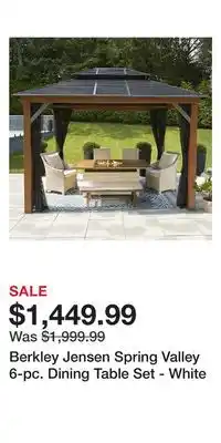BJ’s Berkley Jensen Spring Valley 6-pc. Dining Table Set - White offer